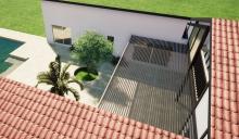 DEPOT DE PERMIS DE CONSTRUIRE D UNE MAISON AVEC PERGOLA BIOCLIMATIQUE A SAINT MARTIN DE HINX 