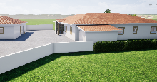 vue entrée avec garage 
