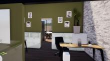 3d pour visualisation des nouveaux espaces 