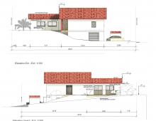 façades projet extension et création de piscine Villefranque 