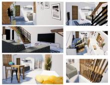 3D support pour proposition de réaménagement intérieur 