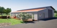 Creation d un appartement en extension d un hangar a Habas