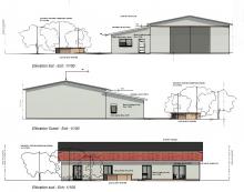 Facades utilisees pour le dossier de permis de construire 