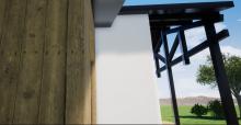 appercu de la ferme qui a ete modernisee en gardant son style d origine 