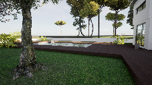 Création d une terrasse et d une piscine pour cette belle maison a Moliets et Maa 