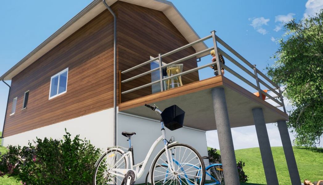 Carport permis Belus Landes